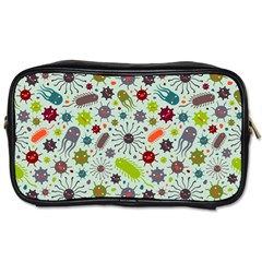 Seamless Pattern With Viruses Toiletries Bag (two Sides)
