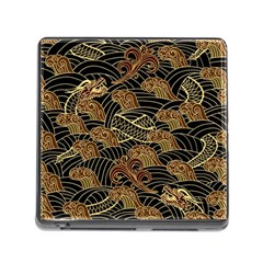 Oriental Traditional Seamless Pattern Dragon Memory Card Reader (square 5 Slot) by Vaneshart