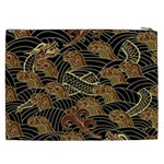 Oriental Traditional Seamless Pattern Dragon Cosmetic Bag (XXL) Back