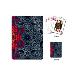 Abstract Decorative Background Ornament With Mosaic Elements Playing Cards Single Design (mini)