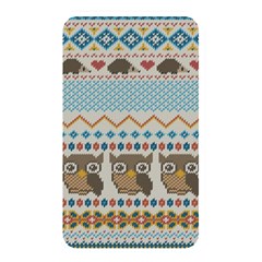 Fabric Texture With Owls Memory Card Reader (rectangular) by Vaneshart