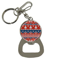 Vector Seamless Ornament Knitted Texture Bottle Opener Key Chain by Vaneshart