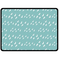 Group Of Birds Flying Graphic Pattern Fleece Blanket (large)  by dflcprintsclothing