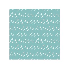 Group Of Birds Flying Graphic Pattern Small Satin Scarf (square) by dflcprintsclothing