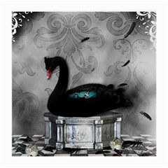 Wonderful Black Swan With Dark Mermaid Medium Glasses Cloth (2 Sides)