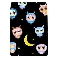 Cute Owl Doodles With Moon Star Seamless Pattern Removable Flap Cover (s)