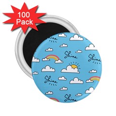 Sky Pattern 2 25  Magnets (100 Pack) 