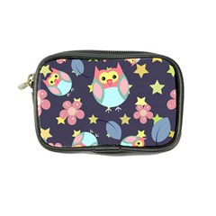 Owl Stars Pattern Background Coin Purse