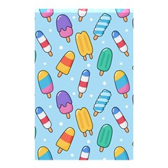 Cute Kawaii Ice Cream Seamless Pattern Shower Curtain 48  X 72  (small) 