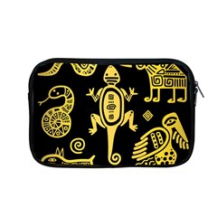 Mexican Culture Golden Tribal Icons Apple Macbook Pro 13  Zipper Case by Vaneshart