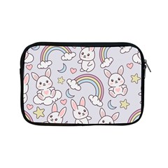 Seamless Pattern With Cute Rabbit Character Apple Ipad Mini Zipper Cases