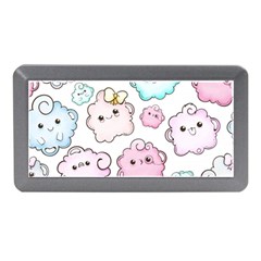 Cute Doodle Cartoon Seamless Pattern Memory Card Reader (mini)