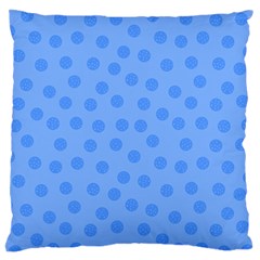 Dots With Points Light Blue Standard Flano Cushion Case (two Sides)