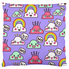 Cloud Seamless Pattern Standard Flano Cushion Case (one Side)