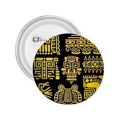 American Golden Ancient Totems 2 25  Buttons by Vaneshart