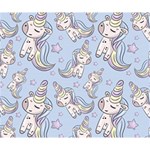 Pattern With Cute Unicorns Deluxe Canvas 14  x 11  (Stretched) 14  x 11  x 1.5  Stretched Canvas