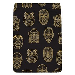 Indian Aztec African Historic Tribal Mask Seamless Pattern Removable Flap Cover (S)