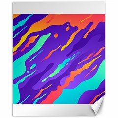 Multicolored Abstract Background Canvas 11  X 14  by Vaneshart