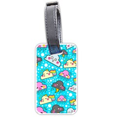 Cloud Seamless Pattern Luggage Tag (one Side)