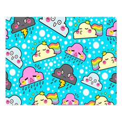 Cloud Seamless Pattern Double Sided Flano Blanket (large)  by Vaneshart