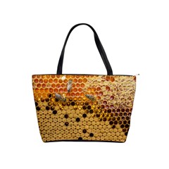 Top View Honeycomb Classic Shoulder Handbag