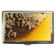 Honeycomb With Bees Cigarette Money Case by Vaneshart