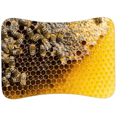 Honeycomb With Bees Velour Seat Head Rest Cushion by Vaneshart