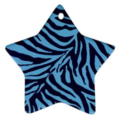 Zebra 3 Star Ornament (Two Sides)