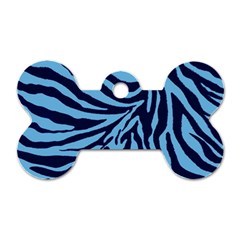 Zebra 3 Dog Tag Bone (Two Sides)