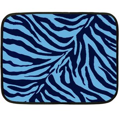 Zebra 3 Double Sided Fleece Blanket (mini)  by dressshop