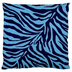 Zebra 3 Large Flano Cushion Case (one Side) by dressshop