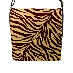 Zebra 2 Flap Closure Messenger Bag (l) by dressshop