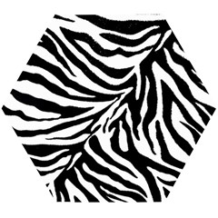 Zebra 1 Wooden Puzzle Hexagon by dressshop