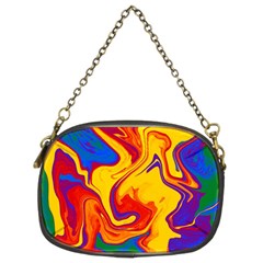 Gay Pride Swirled Colors Chain Purse (two Sides) by VernenInk