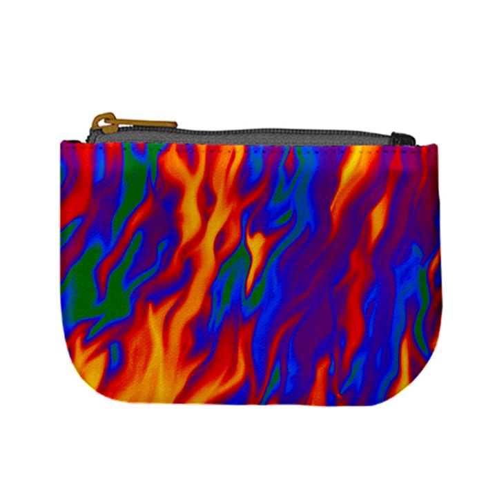 Gay Pride Abstract Smokey Shapes Mini Coin Purse