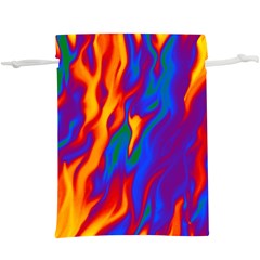 Gay Pride Abstract Smokey Shapes  Lightweight Drawstring Pouch (xl)