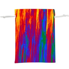Gay Pride Rainbow Vertical Paint Strokes  Lightweight Drawstring Pouch (xl)