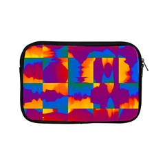 Gay Pride Rainbow Painted Abstract Squares Pattern Apple Ipad Mini Zipper Cases by VernenInk