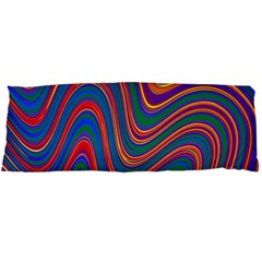 Gay Pride Rainbow Wavy Thin Layered Stripes Body Pillow Case Dakimakura (two Sides) by VernenInk