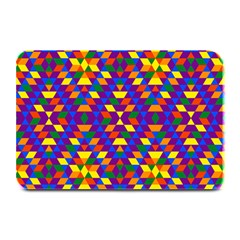 Gay Pride Geometric Diamond Pattern Plate Mats by VernenInk