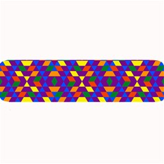 Gay Pride Geometric Diamond Pattern Large Bar Mats by VernenInk