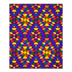 Gay Pride Geometric Diamond Pattern Shower Curtain 60  X 72  (medium)  by VernenInk