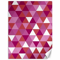 Lesbian Pride Alternating Triangles Canvas 36  X 48  by VernenInk