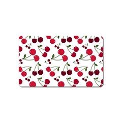 Cute Cherry Pattern Magnet (name Card) by TastefulDesigns