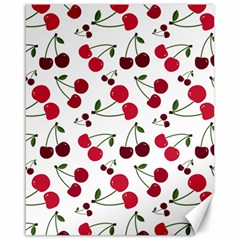 Cute cherry pattern Canvas 16  x 20 