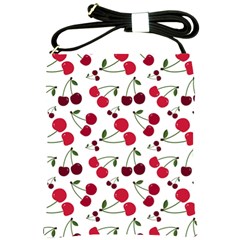 Cute Cherry Pattern Shoulder Sling Bag by TastefulDesigns