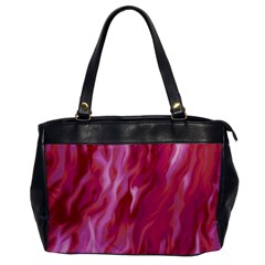 Lesbian Pride Abstract Smokey Shapes Oversize Office Handbag by VernenInk