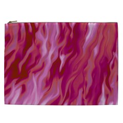 Lesbian Pride Abstract Smokey Shapes Cosmetic Bag (xxl) by VernenInk