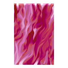 Lesbian Pride Abstract Smokey Shapes Shower Curtain 48  X 72  (small)  by VernenInk