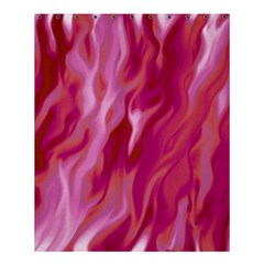 Lesbian Pride Abstract Smokey Shapes Shower Curtain 60  X 72  (medium)  by VernenInk